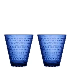 Iittala Kastehelmi Tumbler 30 Cl 2-pack Ultramarinblå