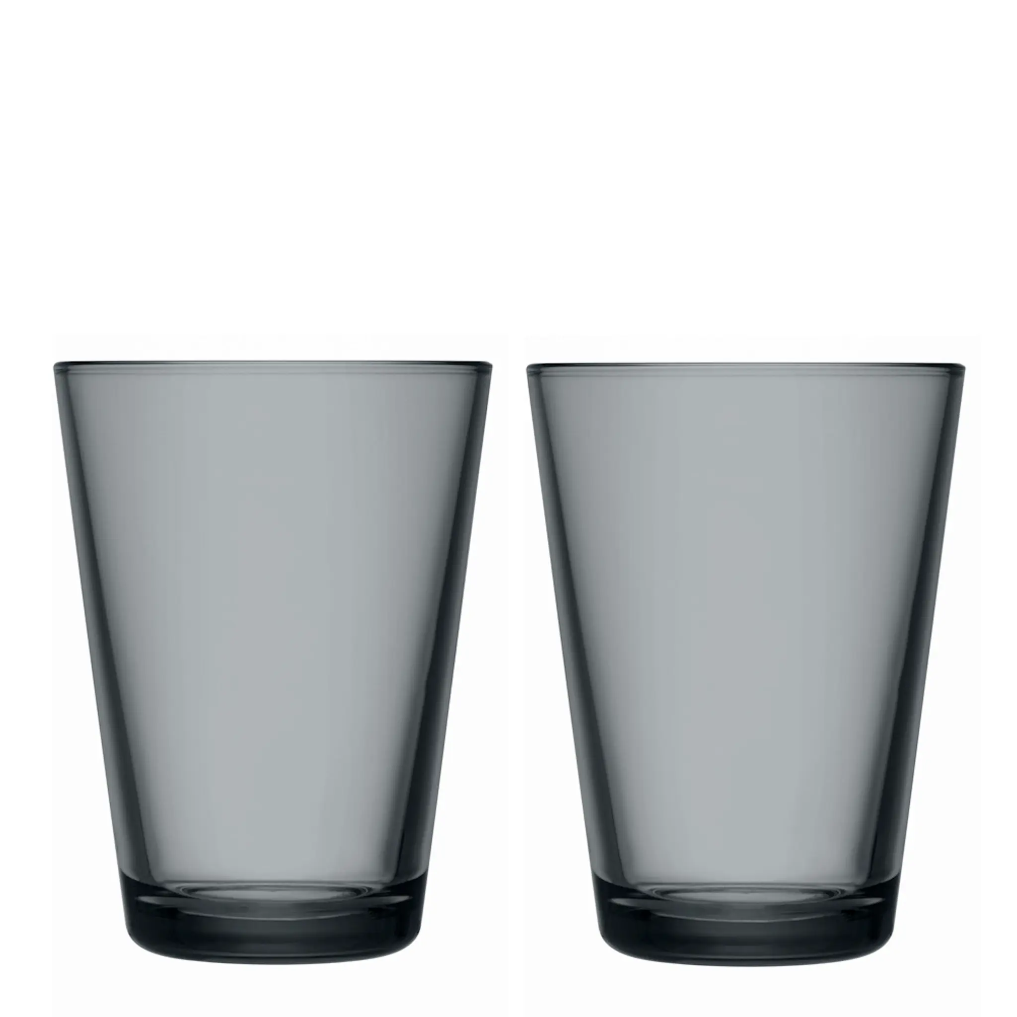 Iittala GLAS MÖRKGRÅ 40 CL 2 ST Mörkgrå 1 Iittala GLAS MÖRKGRÅ 40 CL 2 ST Mörkgrå