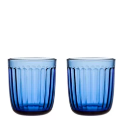 Iittala Raami Dricksglas 26 Cl 2-pack Ultramarinblå
