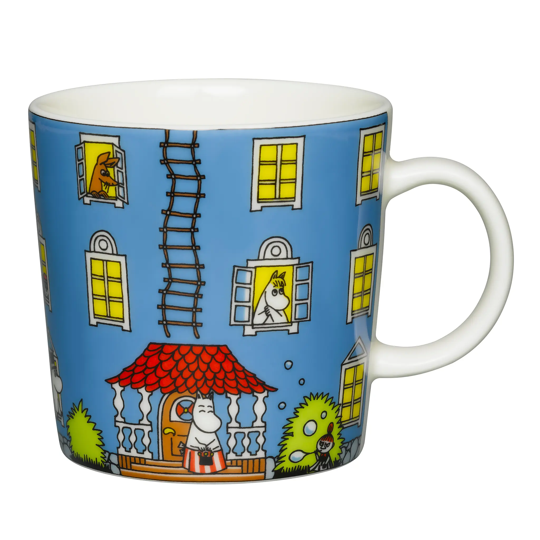 Arabia Muminmugg Muminhus Blå 1 Arabia Muminmugg Muminhus Blå