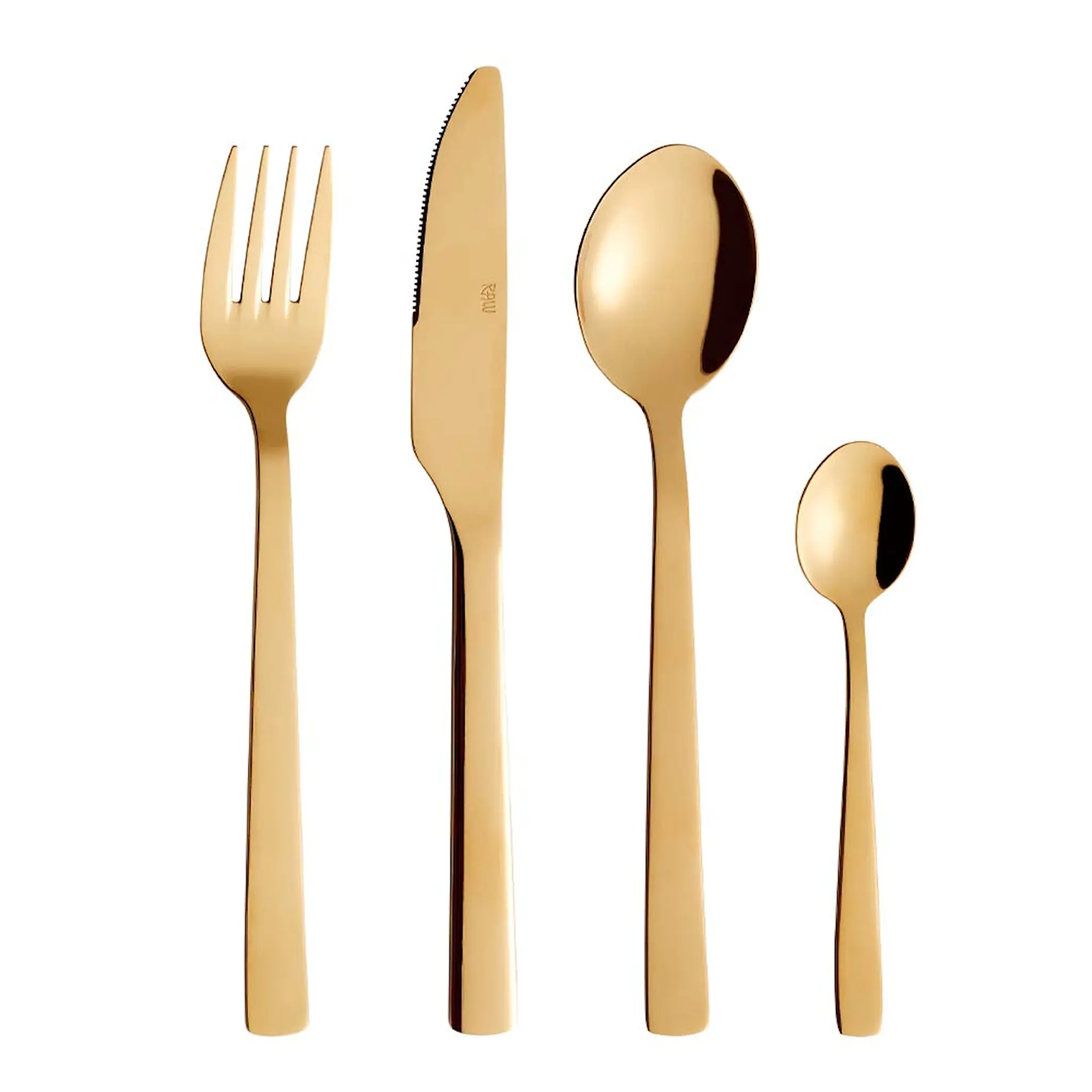 Aida Raw Bestickset 48 Delar Guld 1 Aida Raw Bestickset 48 Delar Guld