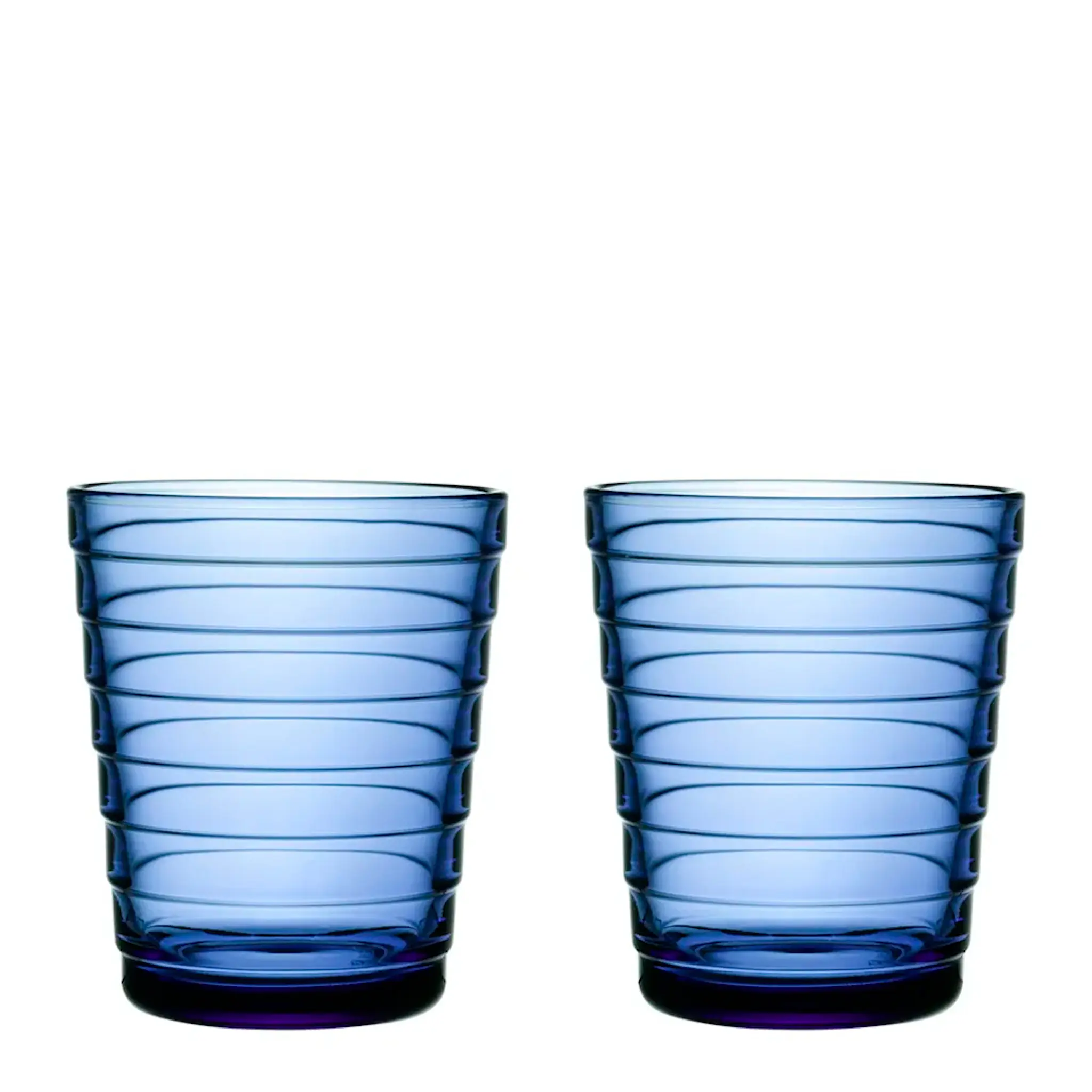 Iittala Aino Aalto Glas 22 Cl 2-pack Ultramarinblå 1 Iittala Aino Aalto Glas 22 Cl 2-pack Ultramarinblå