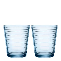 Iittala Aino Aalto Glas 22 Cl 2-pack Aqua