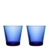 Iittala Kartio Glas 21 Cl 2-pack Ultramarinblå