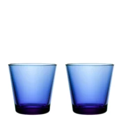 Iittala Kartio Glas 21 Cl 2-pack Ultramarinblå