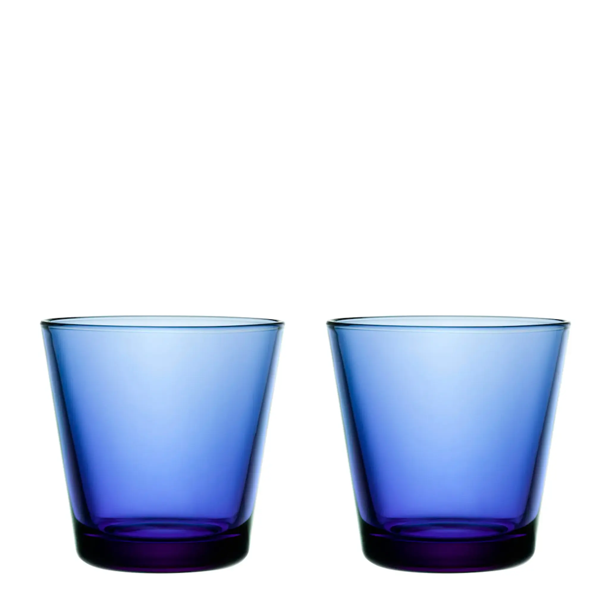Iittala Kartio Glas 21 Cl 2-pack Ultramarinblå 1 Iittala Kartio Glas 21 Cl 2-pack Ultramarinblå