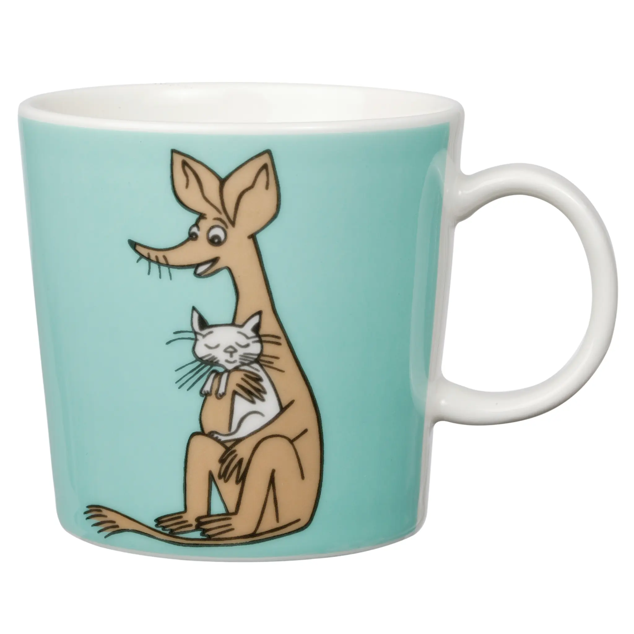 Arabia Muminmugg Sniff Ljusblå 1 Arabia Muminmugg Sniff Ljusblå