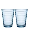 Iittala Aino Aalto Glas 33 Cl 2-pack Aqua