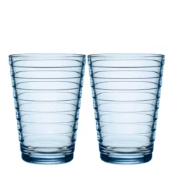 Iittala Aino Aalto Glas 33 Cl 2-pack Aqua