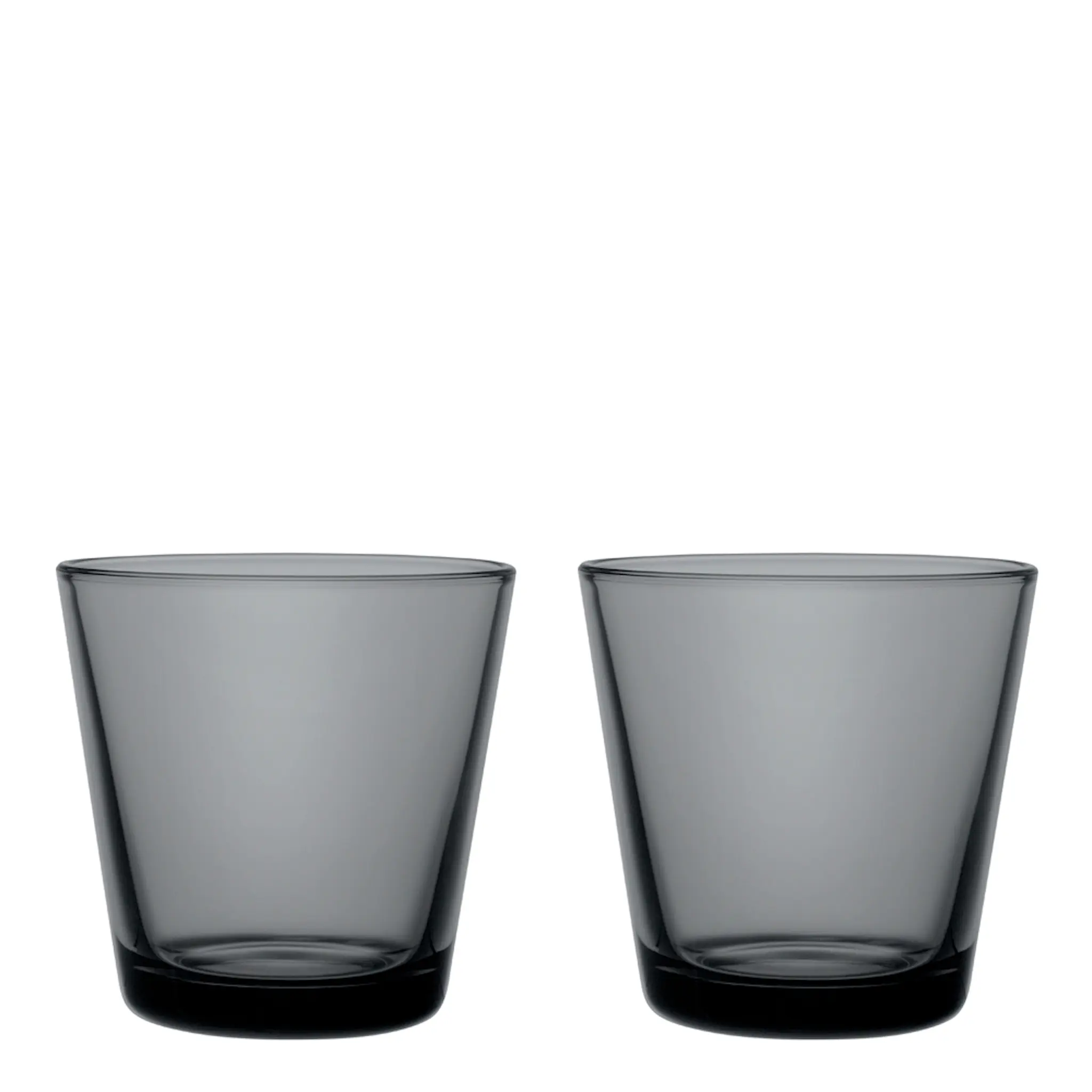 Iittala Kartio Glas 21 Cl 2-pack Mörkgrå 1 Iittala Kartio Glas 21 Cl 2-pack Mörkgrå