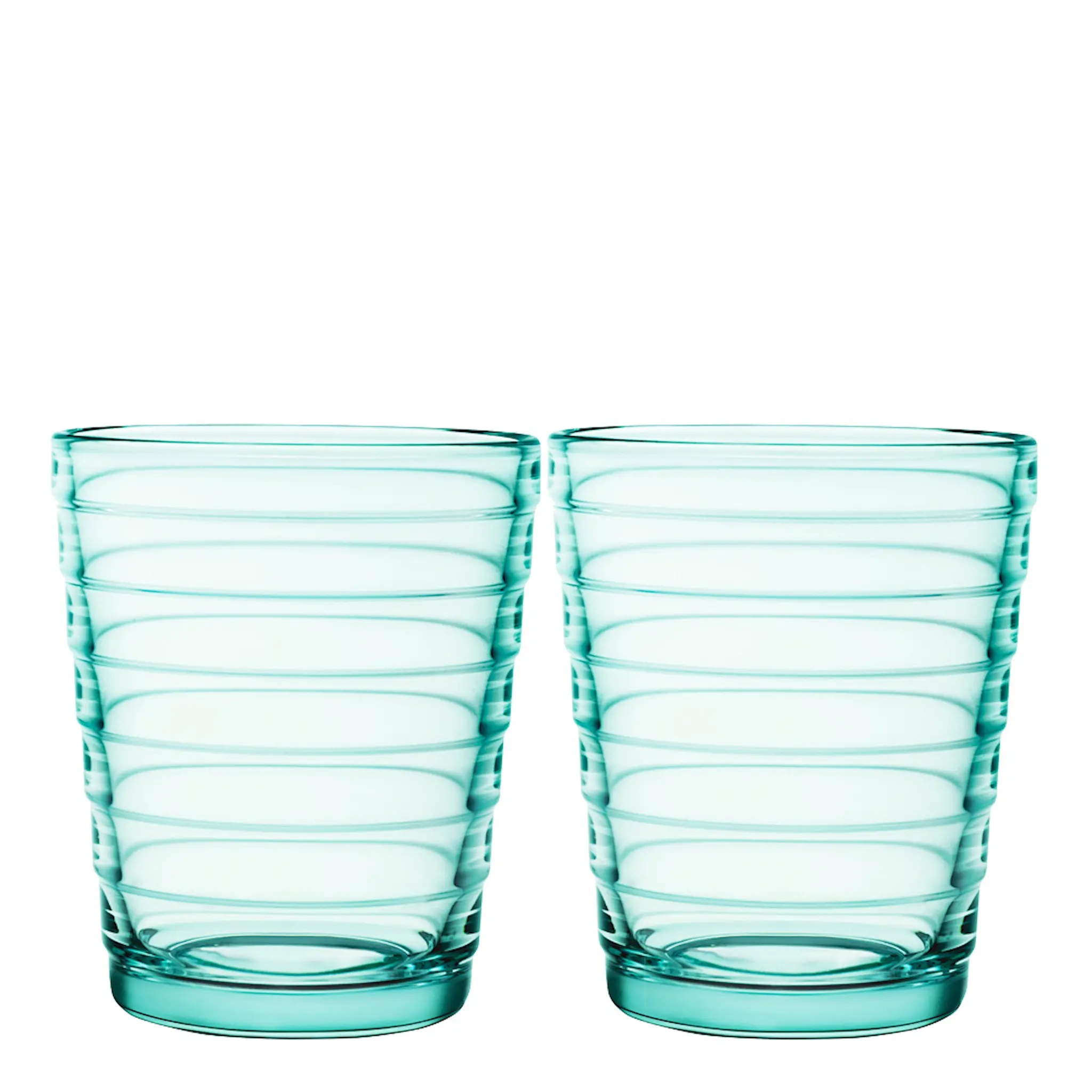 Iittala Aino Aalto Glas 22 Cl 2-pack Vattengrön 1 Iittala Aino Aalto Glas 22 Cl 2-pack Vattengrön