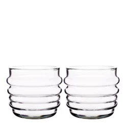 Marimekko Socks Rolled Down Tumbler 20 Cl 2-pack Klar