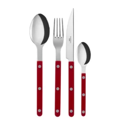 Sabre Bistrot Bestickset 4 Delar Burgundy